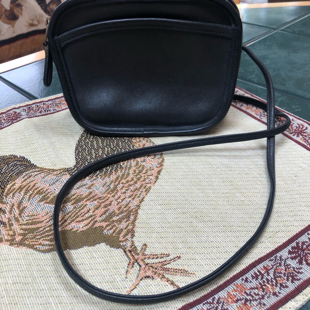 Vintage Coach 9935 Mini Hadley Black Leather Crossbody